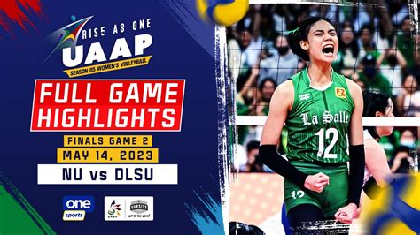 dlsu vs nu finals game 2|The Finals Game 2 Women’s Volleyball Series NUvsDLSU S85.